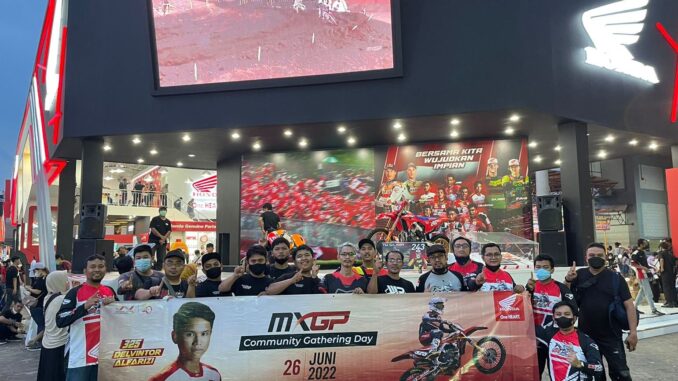 Dukung Delvintor lewat Big Screen Both Honda di Jakarta Fair Kemayoran