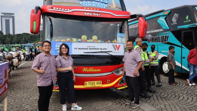 Jelang Hari Raya Idul Fitri Wahana Berbagi Sediakan 10 Bus Mudik Gratis dan Santunan Anak Yatim Piatu
