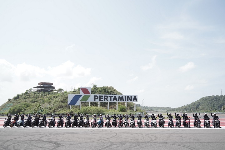 Dari Jalanan ke Sirkuit, Komunitas Vario Bikin Aksi Seru di Mandalika! (2)