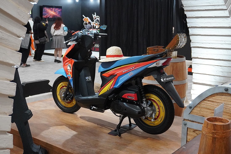 Honda BeAT Kolaborasi One Piece x Tahilalats Tampil Keren di AFA