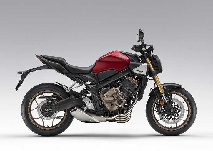 Neo Sport Café CB650R, Motor Ganteng Buat Jiwa Petualang (2)-Candy Chromosphere Red