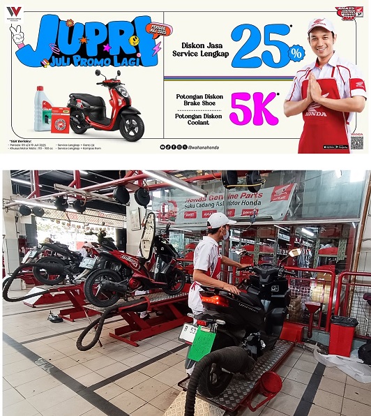 Motor Honda Maticmu Butuh Perawatan_Ada Juli Promo Lagi di AHASS dan WANDA