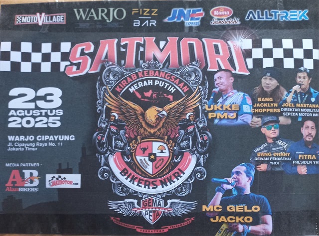 Satmori Kemerdekaan Dari Motovillage ke Warjo Cipayung dengan Semangat Merah Putih (1)