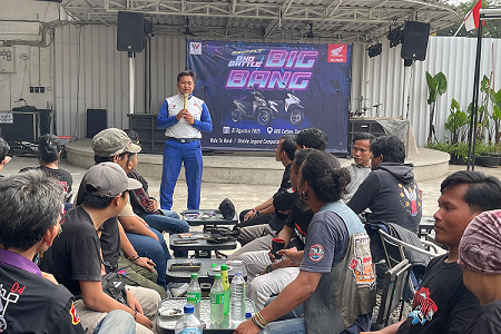Serunya BeAT and Battle, Ajang Kreatif Bikers Tangerang (2)