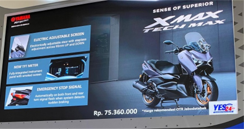 XMAX Connected TechMAX 2025 Resmi Meluncur di IMOS Skutik Sultan Makin Canggih! (1)