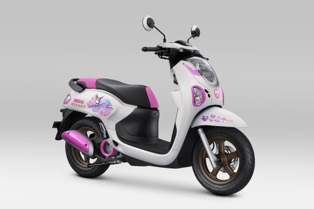 Edisi Langka Honda Scoopy dan Kuromi Hadir dalam Kolaborasi Terbatas