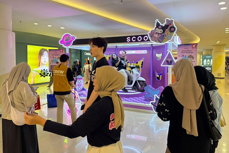 Honda Scoopy Kuromi Jadi Pusat Perhatian di Sarinah dan Central Park (2)