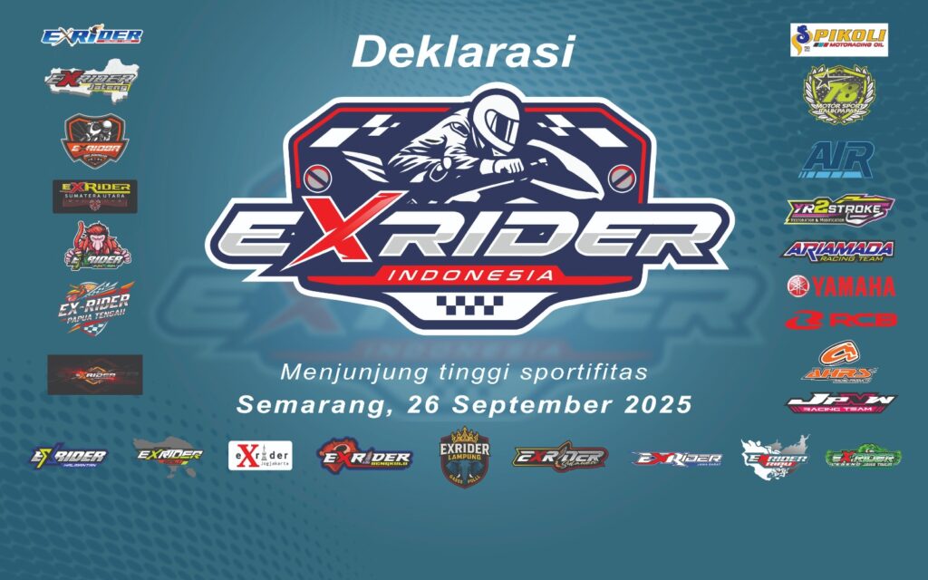 Kumpul Akbar Mantan Pembalap! Deklarasi Exrider Indonesia Berlangsung Meriah di Semarang (1)