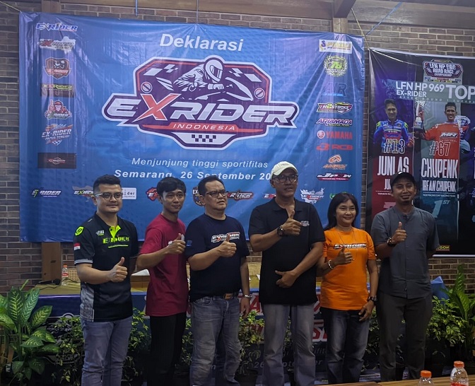 Kumpul Akbar Mantan Pembalap! Deklarasi Exrider Indonesia Berlangsung Meriah di Semarang (4)