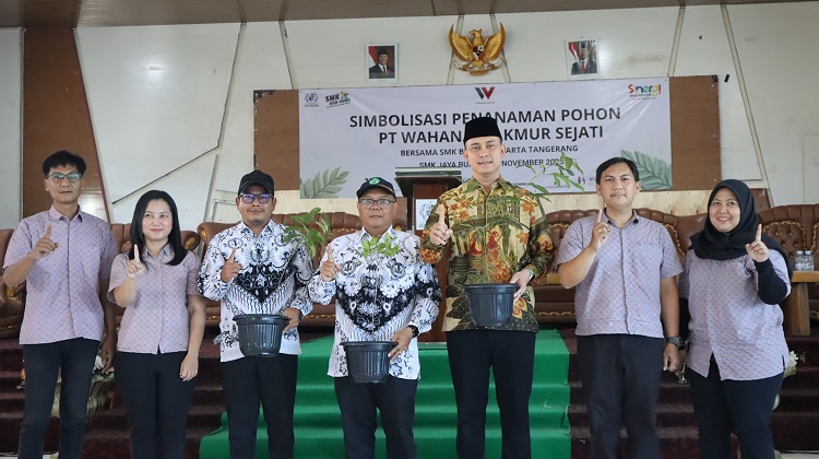 Aksi Lingkungan WMS Serah Terima Bibit Pohon ke Sekolah (2)