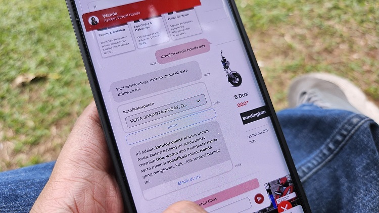 WANDA Hadirkan Simulasi Kredit Online, Pembelian Motor Honda Lebih Terencana (1)