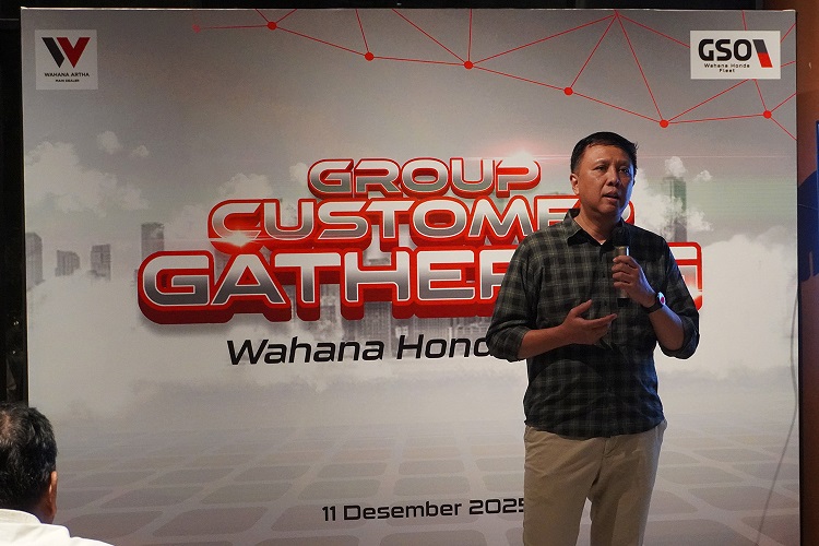 Customer Gathering GSO Fleet 2025 Wahana Honda Perkuat Komitmen Layanan Korporat_Sambutan Bpk. Yudha di Group Customer Gathering