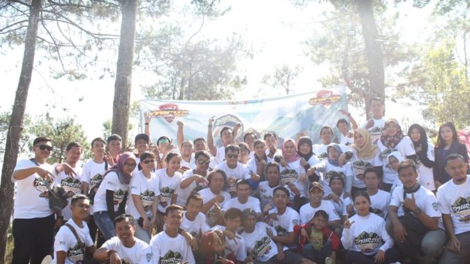Touring Komunitas Aerox 155 Chapter Tangerang Sekaligus Melantik Member Baru