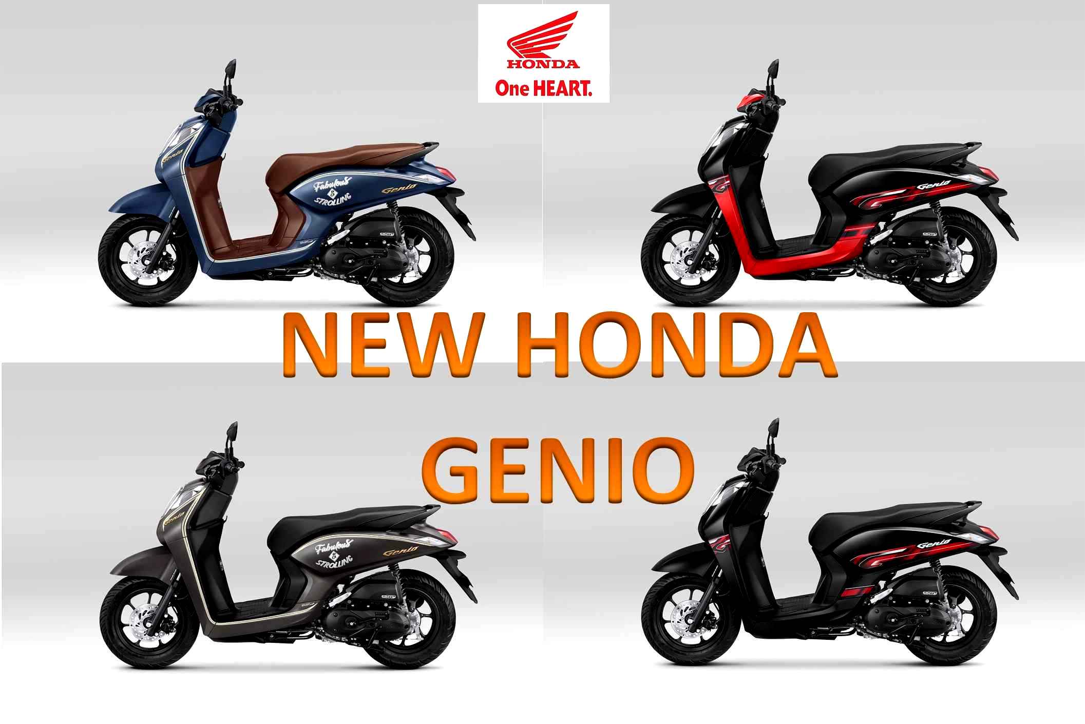 New Honda Genio Harga Mulai 18 Jutaan Kini Tampil Lebih Bergaya