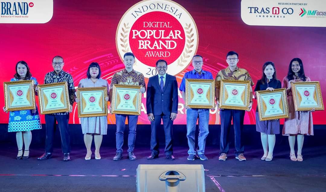 Tekiro Meraih Indonesia Digital Popular Brand Ke-7 kalinya