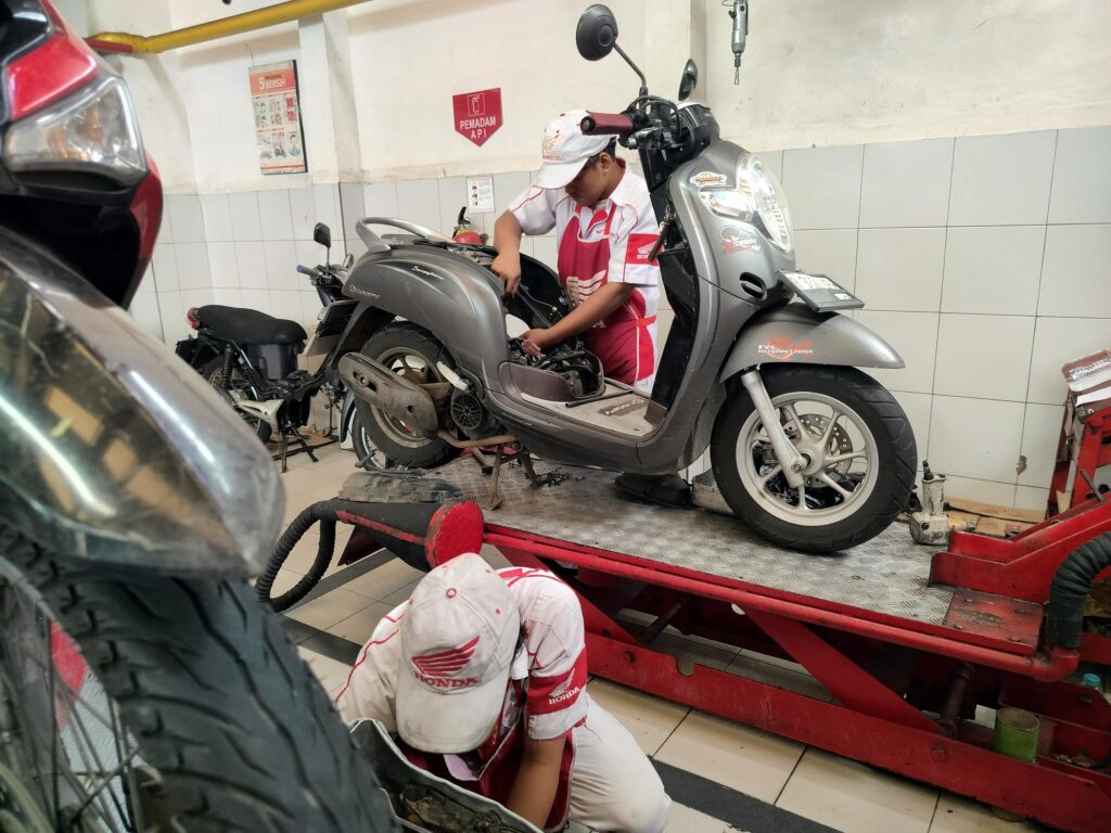 Hampir 3,5 Juta Motor Honda Servis di Bengkel AHASS Jakarta-Tangerang Tahun 2023