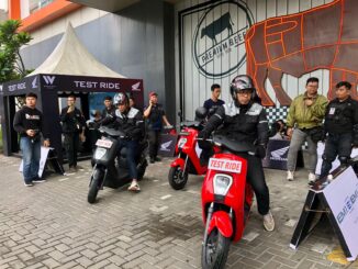 Klub Motor Jajal Motor Listrik Honda EM 1, Lincah dan Ringan Ungkapnya