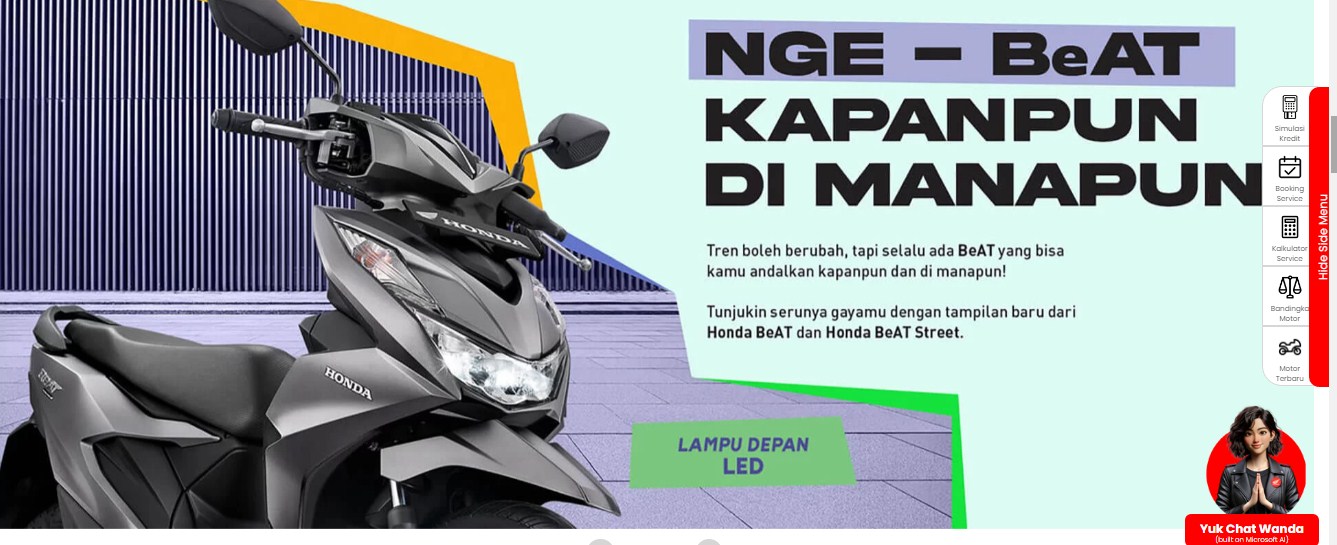 Motor Honda BeAT Series Usung Teknologi Mumpuni Plus Promo Eksklusif