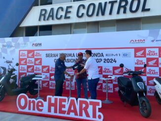 Perdana, Motor Listrik Honda Resmi Dukung MotoGP Mandalika 2