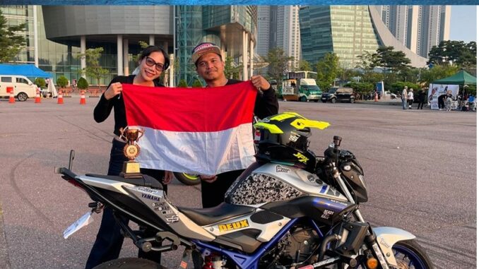 Reza SS Kembali Unjuk Kemahiran Freestyle Yamaha Bike Performance Comptetition Korea 2024