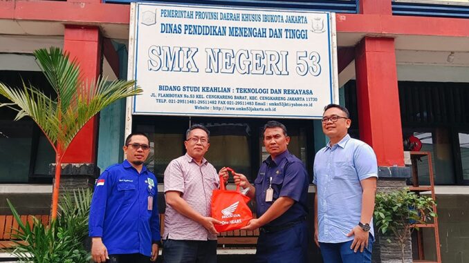 Honda Persiapkan Siswa Untuk Dunia Industri, PT WMS Visitasi ke SMK Mitra Binaan