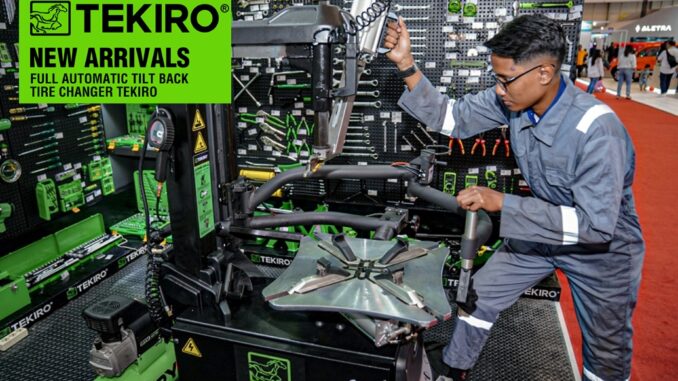 Tekiro Tools Perkenalkan Alat Pembuka Ban Otomatis di Gaikindo Jakarta Auto Week 2024