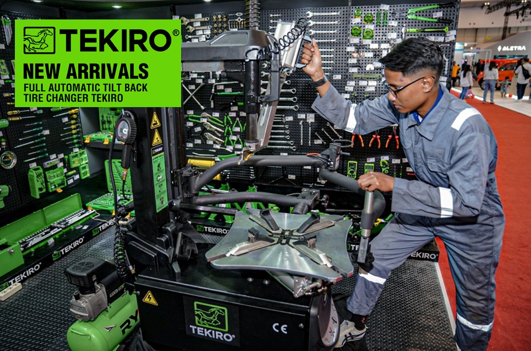 Tekiro Tools Perkenalkan Alat Pembuka Ban Otomatis di Gaikindo Jakarta Auto Week 2024