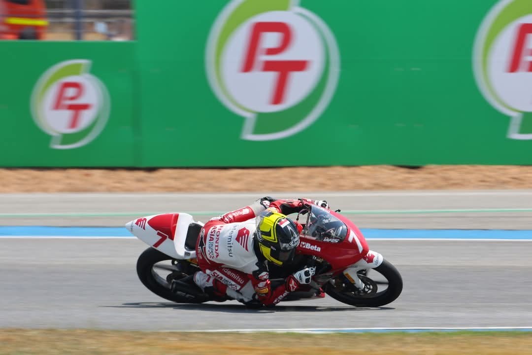 Sempat Memimpin, Pebalap Astra Honda Kencang di ATC Buriram