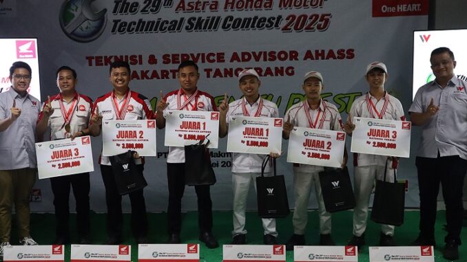AHM Technical Skill Contest ke-29 Adu Keahlian Teknisi Honda