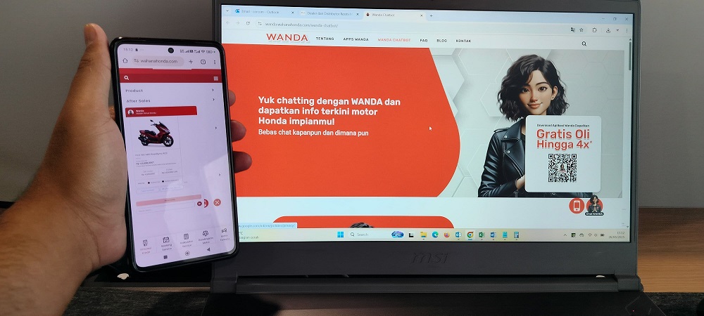 Inovasi Wahana Honda Beli Motor Makin Mudah dengan Wanda Chatbot