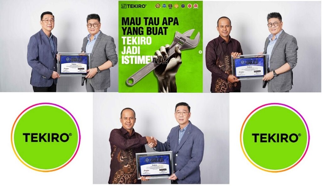 Gak Ada Lawan! Tekiro Tools Raih Penghargaan TOP BRAND untuk Kesebelas Kalinya
