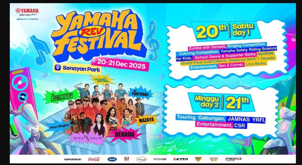 Yamaha Rev Festival 2025 Hadirkan Pesta Akhir Tahun Penuh Aksi di Senayan Park (1)