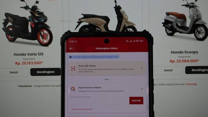 Aplikasi Wanda Perbarui Menu Hubungkan Motor, Kini Lebih Mudah Digunakan (2)