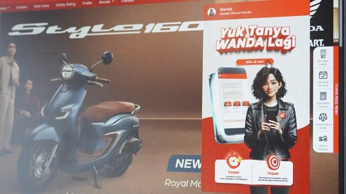 Wahana Makmur Sejati Permudah Akses Katalog Motor Honda Lewat Asisten Virtual Wanda (2)