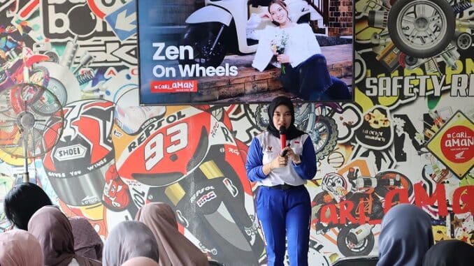 Pelajar dan Komunitas Honda Ikuti Edukasi Safety Riding Zen On Wheels di Tangerang (1)