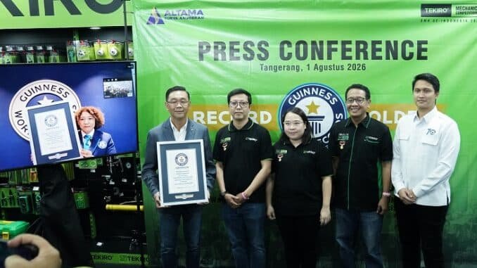 Cetak Sejarah, TEKIRO Raih Pengakuan Internasional Guinness World Records (1)