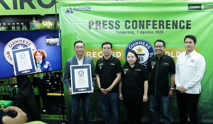 Cetak Sejarah, TEKIRO Raih Pengakuan Internasional Guinness World Records (1)