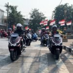 Rame Banget! Aksi Ribuan Bikers Honda PCX Konvoi Rayakan Kemerdekaan RI ke-81