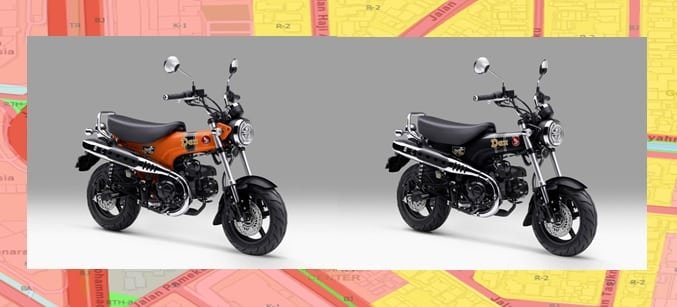 Honda_ST125_Dax_Pearl Shining Black_Honda ST125 Dax Tampil Makin Ikonik dengan Warna Baru 1