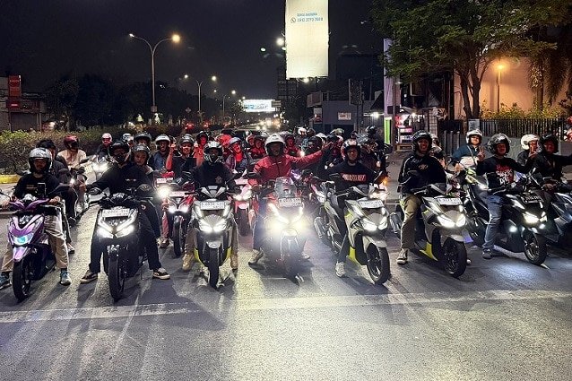 Kumpul Asyik Sambil Belajar Safety Riding, Komunitas Vario Sukses Gelar Night Ride di Tangerang (2)