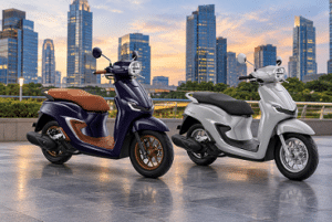 New Honda Styleo 160_Warna Royal Violet dan Glam Grey